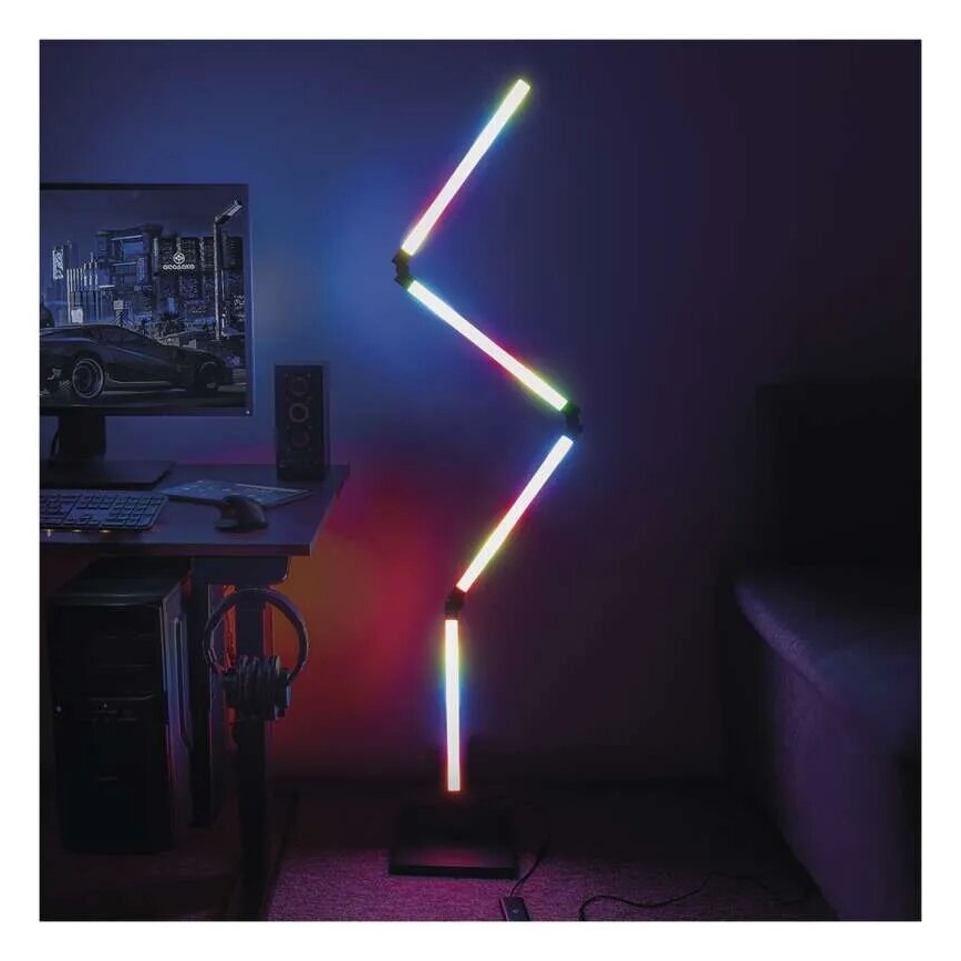 LED RGBIC Dimmelhető állólámpa GoSmart LED/20W/230V 2700K Wi-Fi Tuya