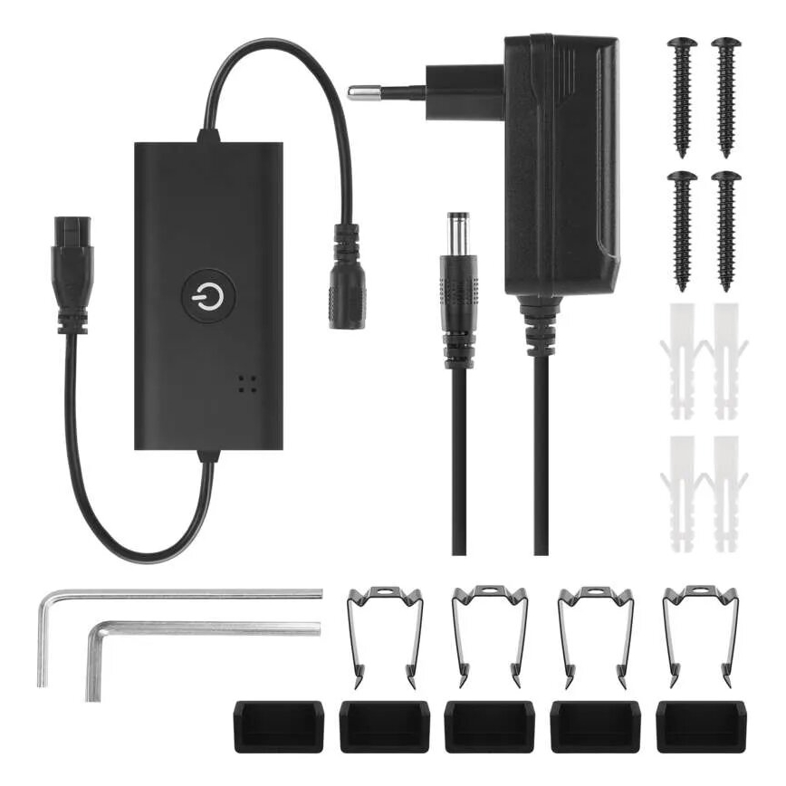 LED RGBIC Dimmelhető állólámpa GoSmart LED/20W/230V 2700K Wi-Fi Tuya
