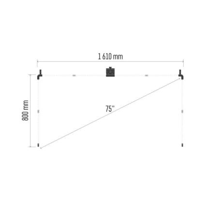 LED RGBIC Szalag TV-hez GoSmart LED/24W/230V 75“