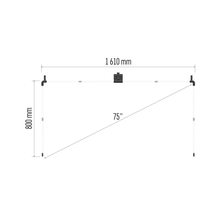 LED RGBIC Szalag TV-hez GoSmart LED/24W/230V 75“