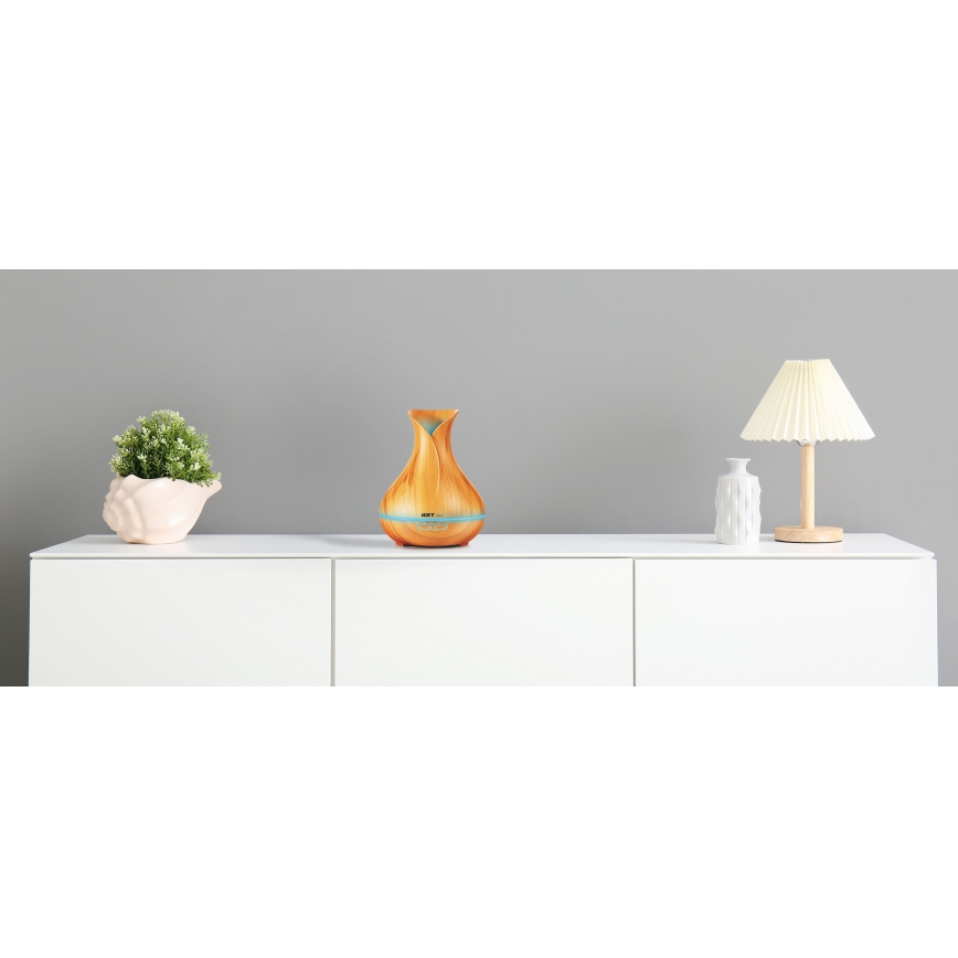 LED RGBW aroma diffúzor és párásító LED/230V 500 ml Wi-Fi + távirányító