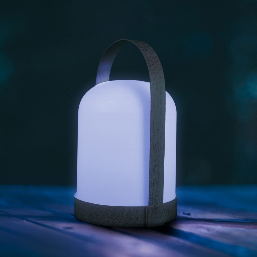 LED RGBW dekoratív asztali lámpa MINORKA LED/0,3W/4,5V 3xAA