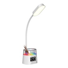 LED RGBW Dimmelhető asztali lámpa ceruzatartóval FALCON LED/10W/5V