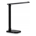 LED RGBW dimmelhető asztali lámpa vezeték nélküli töltéssel LED/7W/5V USB fekete