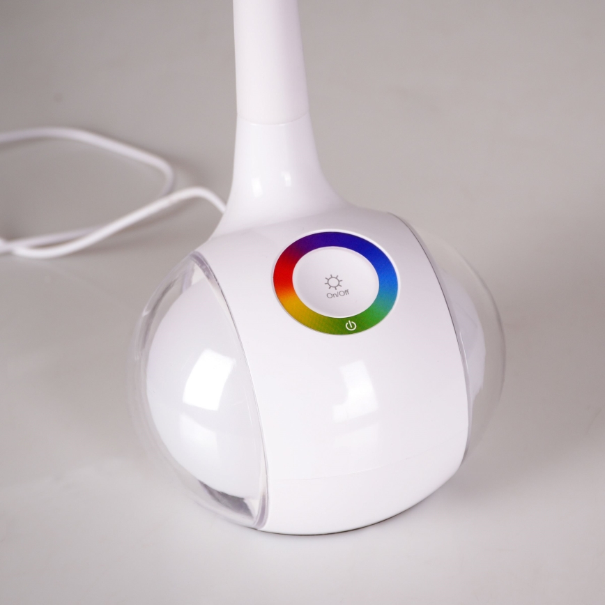 LED RGBW Dimmelhető érintős asztali lámpa COSMOS LED/6,5W/230V fehér