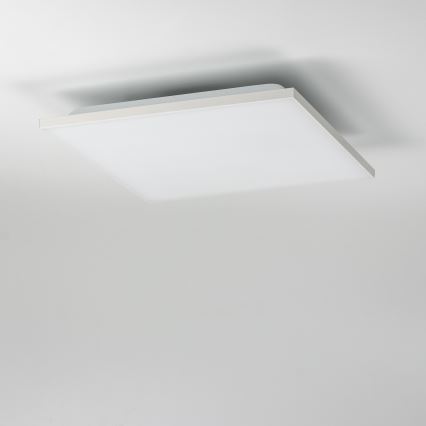 LED RGBW dimmelhető felületre szerelhető LED panel/22W/230V 2700-6500K 29,5x59,5 cm fehér + távirányító