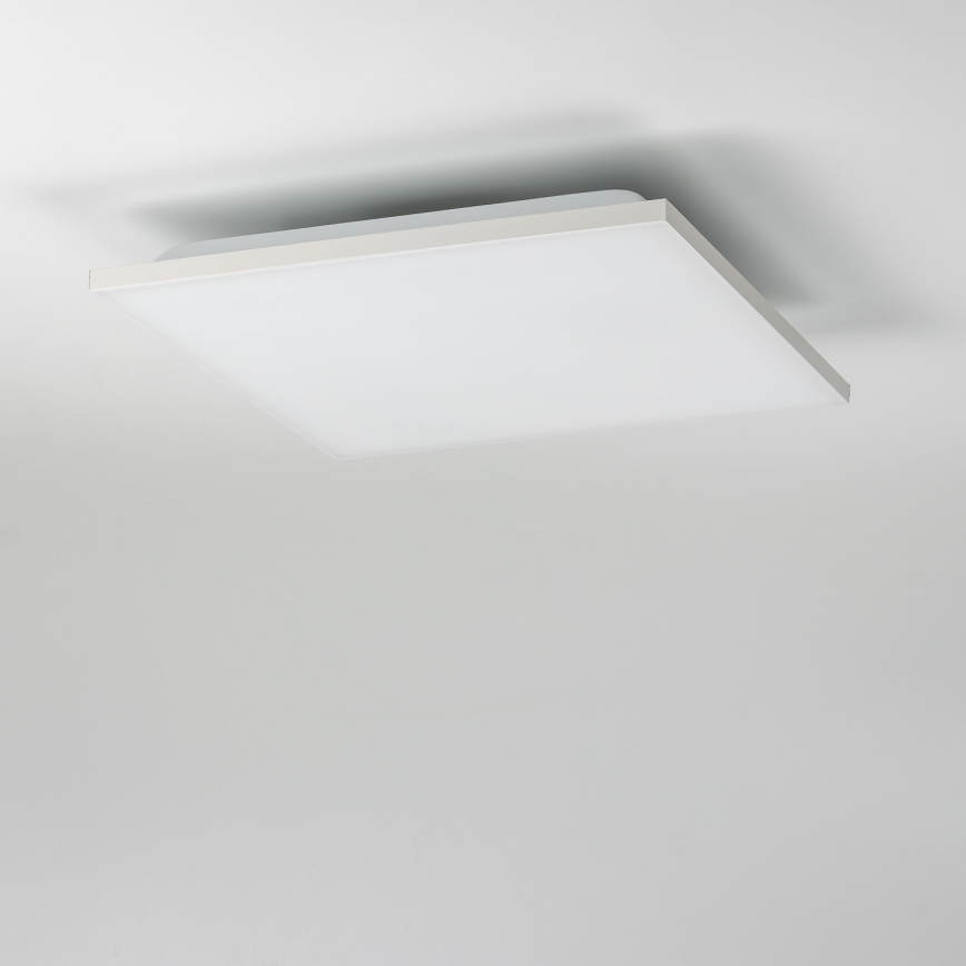 LED RGBW dimmelhető felületre szerelhető LED panel/22W/230V 2700-6500K 29,5x59,5 cm fehér + távirányító