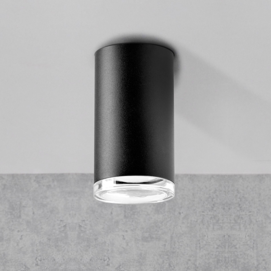 LED RGBW dimmelhető fürdőszobai spotlámpa TURYN 1xGU10/4,8W/230V 3000K IP44 fekete + távirányító