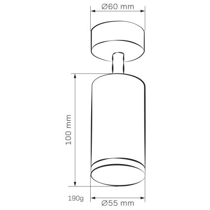 LED RGBW fényerőszabályozható fürdőszobai spotlámpa TURYN 1xGU10/4,8W/230V 3000K IP44 fekete + távirányító