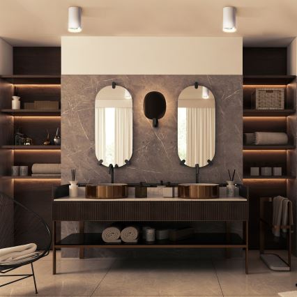 LED RGBW dimmelhető fürdőszobai spotlámpa TURYN 1xGU10/6,5W/230V 2700-6500K Wi-Fi IP44 fehér