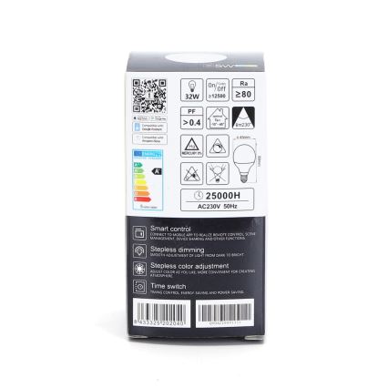 LED RGBW Dimmelhető izzó G45 E14/5W/230V 3000-6500K Wi-Fi - Aigostar