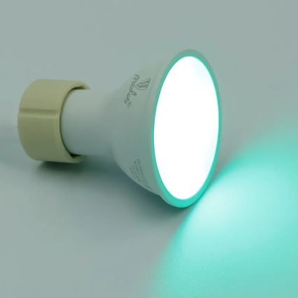 LED RGBW Dimmelhető izzó GU10/4,5W/230V 2700-6500K Wi-Fi Tuya