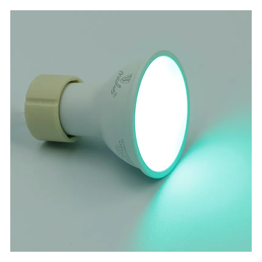LED RGBW Dimmelhető izzó GU10/4,5W/230V 2700-6500K Wi-Fi Tuya