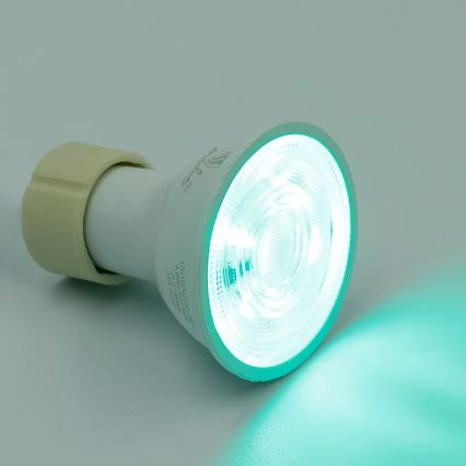 LED RGBW Dimmelhető izzó GU10/4,5W/230V 2700-6500K Wi-Fi Tuya