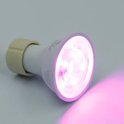 LED RGBW Dimmelhető izzó GU10/4,5W/230V 2700-6500K Wi-Fi Tuya