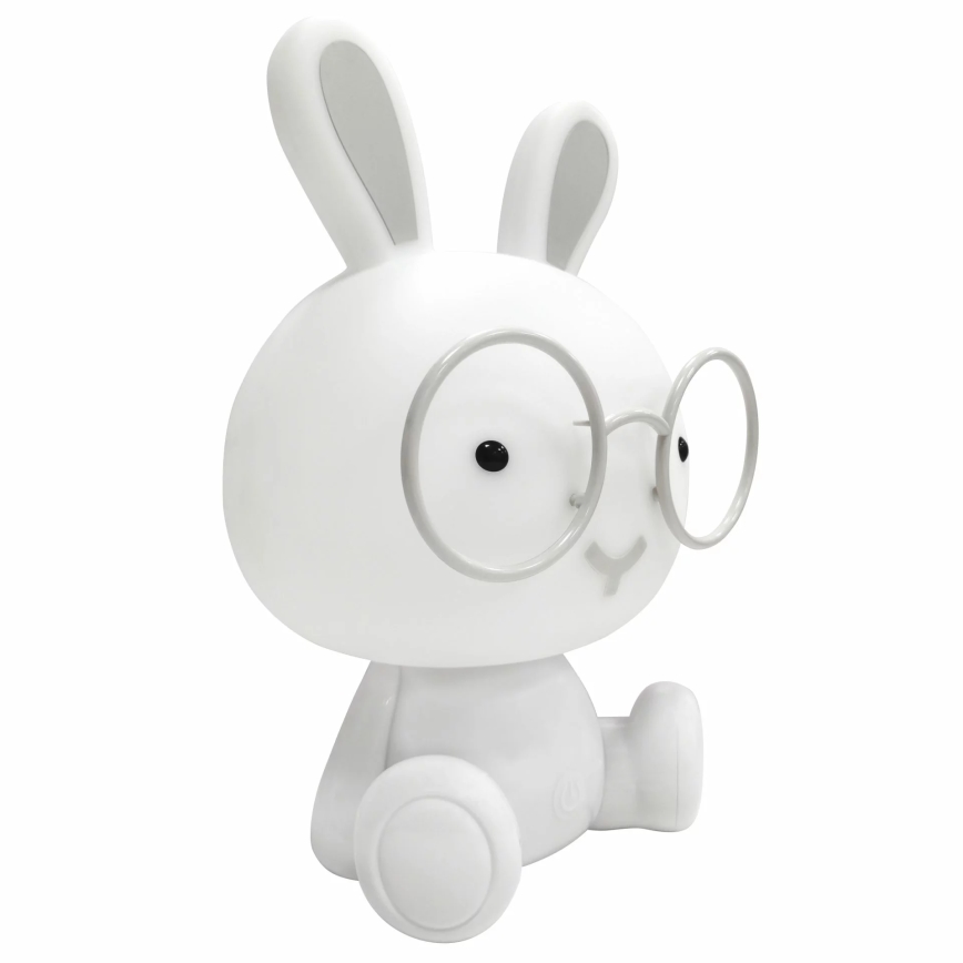 LED RGBW állítható fényerejű gyerek éjjeli lámpa LED/2,5W/230V fehér nyuszi