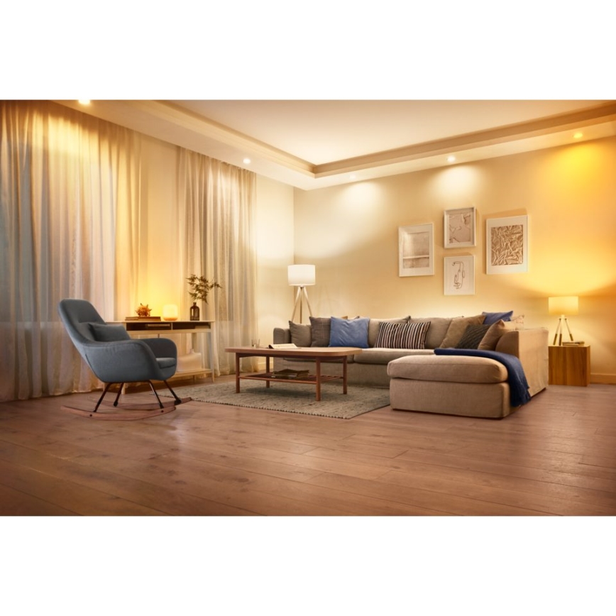 LED RGBW Dimmelhető izzó A60 E27/8W/230V 2200-6500K CRI 90 Wi-Fi -WiZ