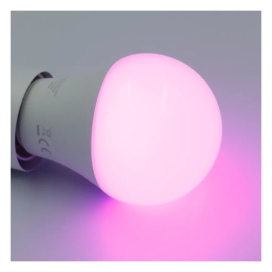 LED RGBW Dimmelhető izzó A60 E27/9W/230V 2700-6500K Wi-Fi Tuya