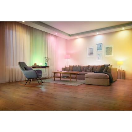 LED RGBW Dimmelhető izzó E27/8,5W/230V 3000-6500K Wi-Fi - Reality
