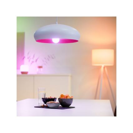 LED RGBW Dimmelhető izzó G95 E27/11W/230V 2200-6500K CRI 90 Wi-Fi- WiZ