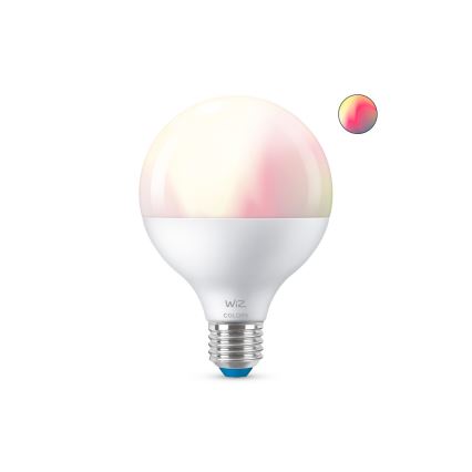 LED RGBW Dimmelhető izzó G95 E27/11W/230V 2200-6500K CRI 90 Wi-Fi- WiZ