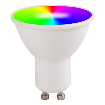 LED RGBW dimmelhető izzó GU10/5,5W/230V 3000-6500K Wi-Fi Tuya