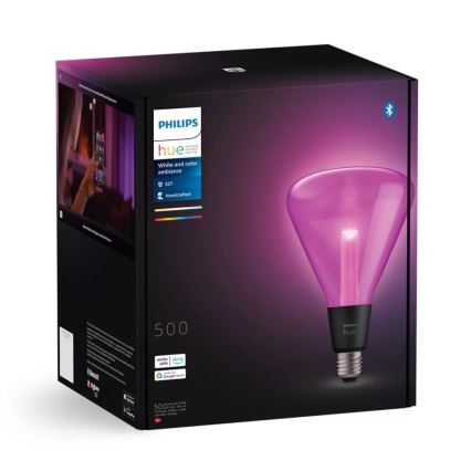LED RGBW Dimmelhető izzó Philips Hue White And Color Ambiance E27/6,8W/230V 2000-6500K