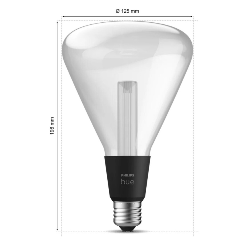 LED RGBW Dimmelhető izzó Philips Hue White And Color Ambiance E27/6,8W/230V 2000-6500K
