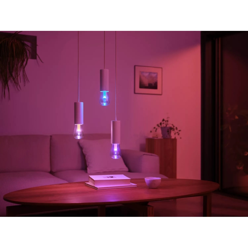 LED RGBW Dimmelhető izzó Philips Hue White And Color Ambiance E27/6,8W/230V 2000-6500K