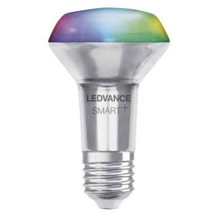 LED RGBW fényerőszabályozható reflektoros izzó SMART+ R63 E27/4,7W/230V 2700-6500K Wi-Fi - Ledvance