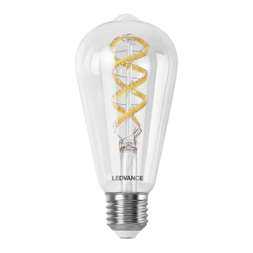 LED RGBW Dimmelhető izzó SMART+ FILAMENT EDISON ST64 E27/4,8W/230V 2700-6500K Wi-Fi - Ledvance