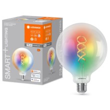 LED RGBW Dimmelhető izzó SMART+ FILAMENT E27/4,8W/230V 2700-6500K Wi-Fi - Ledvance