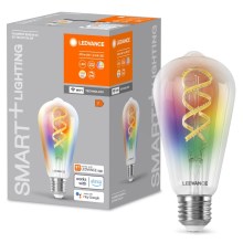 LED RGBW Dimmelhető izzó SMART+ FILAMENT EDISON ST64 E27/4,8W/230V 2700-6500K Wi-Fi - Ledvance