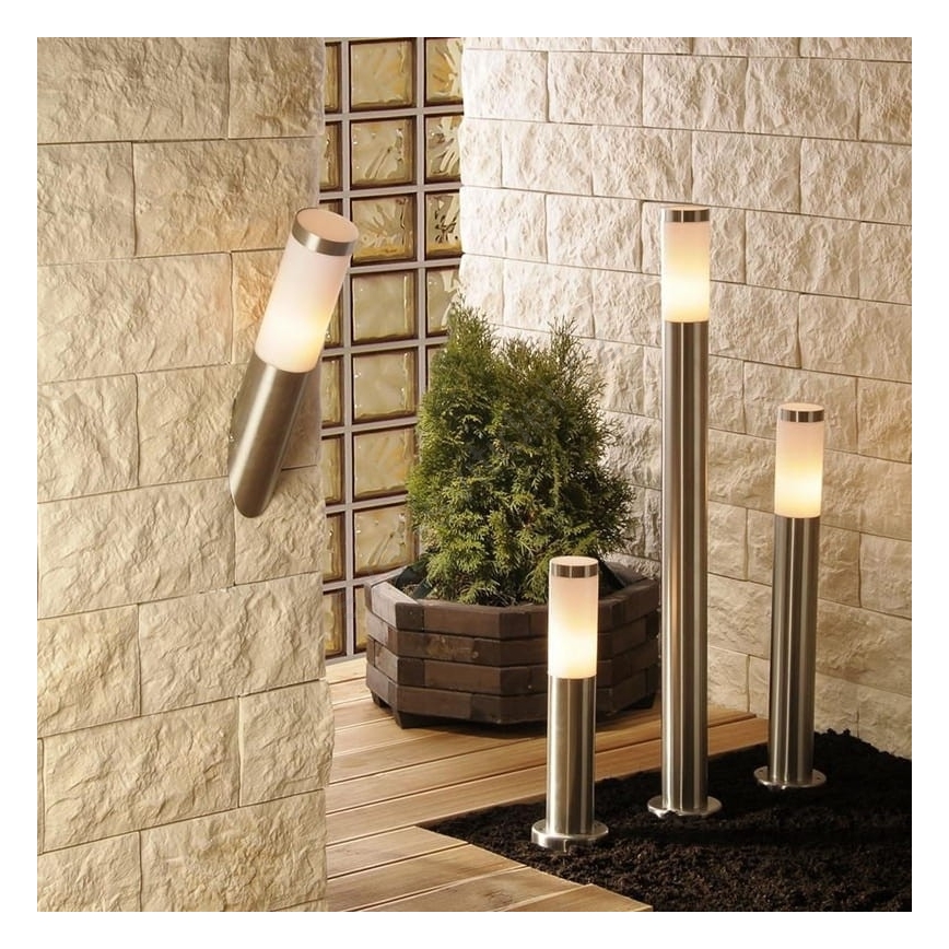 LED RGBW fényerőszabályozható kültéri fali lámpa LIVIA 1xE27/6,5W/230V 2700-6500K Wi-Fi IP44 ezüst