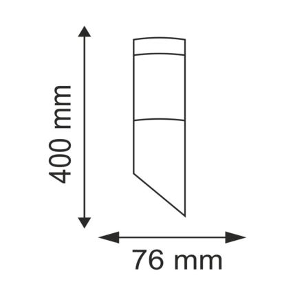 LED RGBW fényerőszabályozható kültéri fali lámpa LIVIA 1xE27/6,5W/230V 2700-6500K Wi-Fi IP44 ezüst
