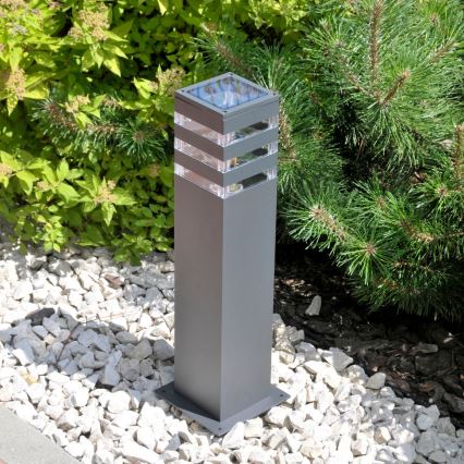 LED RGBW fényerőszabályozható kültéri lámpa TEKSAS 1xE27/9W/230V 2700-6500K Wi-Fi 44 cm IP44 antracit