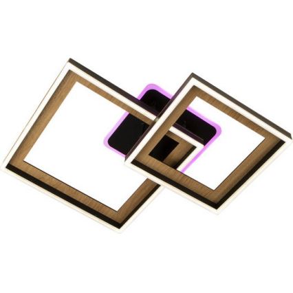 LED RGBW dimmelhető mennyezeti lámpatest LED/75W/230V 3000-6500K + távirányító