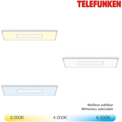 LED RGBW dimmelhető panel LED/20W/230V 3000-6500K 25x100 cm ezüst + távirányító