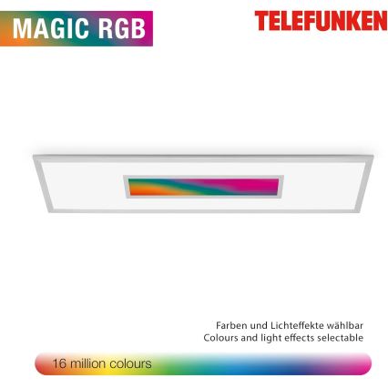 LED RGBW dimmelhető panel LED/20W/230V 3000-6500K 25x100 cm ezüst + távirányító