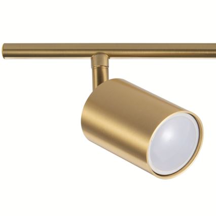 LED RGBW Dimmelhető spotlámpa GOLDIE 3xGU10/4,8W/230V 3000K arany + távirányító