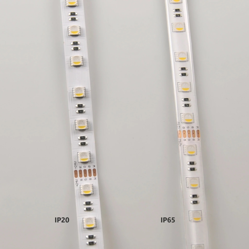 LED RGBW állítható fényerejű szalag 3m LED/22W/24/230V + távirányító