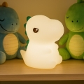 LED RGBW Dimmelhető újratölthető érintésvezérelt gyermek éjjeli lámpa DINO LED/1W/5V 1200 mAh