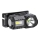 LED RGBW Dimmelhető újratölthető fejlámpa USB LED/3W/5V IP43 190 fényes 24 h 750 mAh