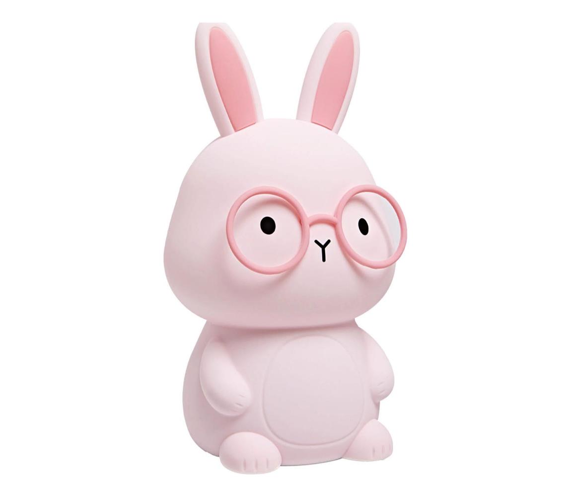 LED RGBW érintős gyerek lámpa FLORKA LED/1W/5V USB 1200 mAh rózsaszín 331731