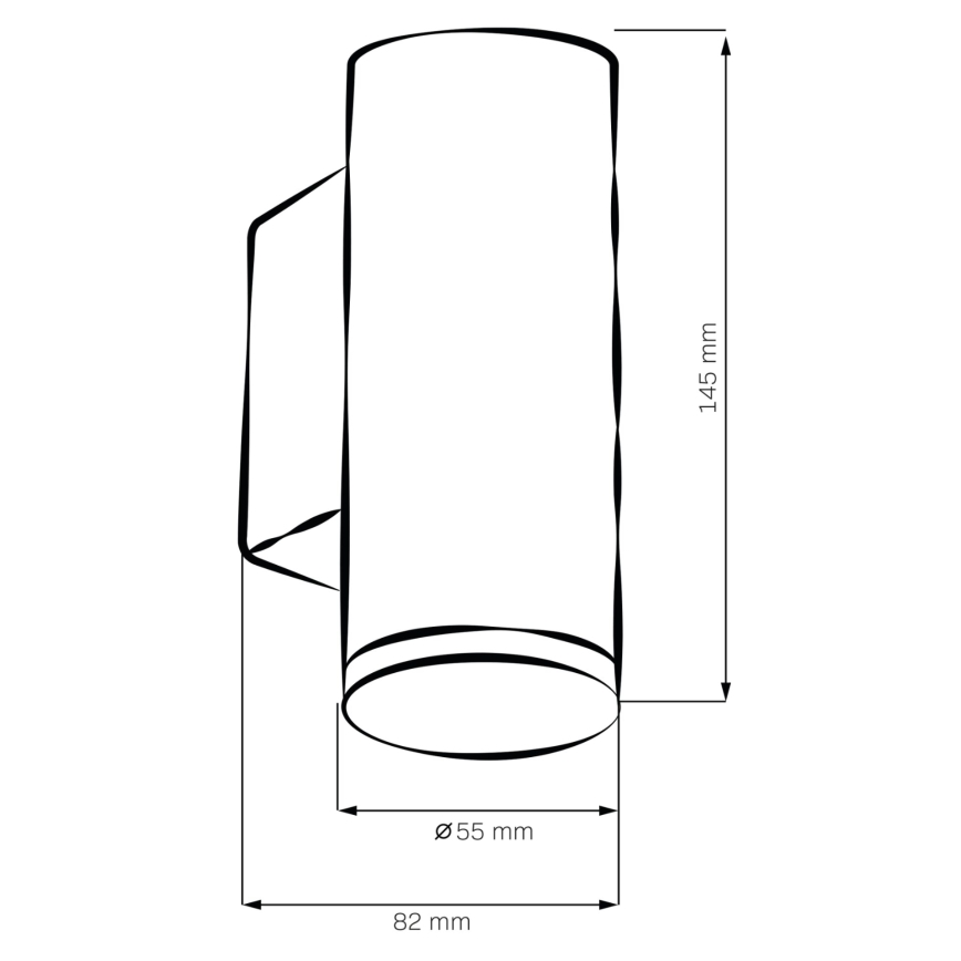 LED RGBW dimmelhető fürdőszobai fali lámpatest TURYN 1xGU10/4,8W/230V 3000K IP44 fehér + távirányító