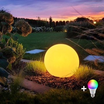 LED RGBW fényerőszabályozható kültéri lámpa GLOBO 1xE27/9W/230V 2700-6500K átm. 40 cm IP44 Wi-Fi