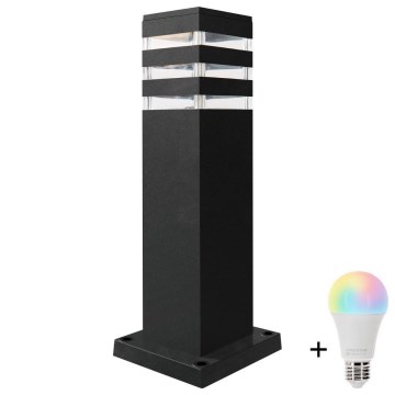 LED RGBW fényerőszabályozható kültéri lámpa TEKSAS 1xE27/12W/230V 2700-6500K 44 cm IP44 antracit