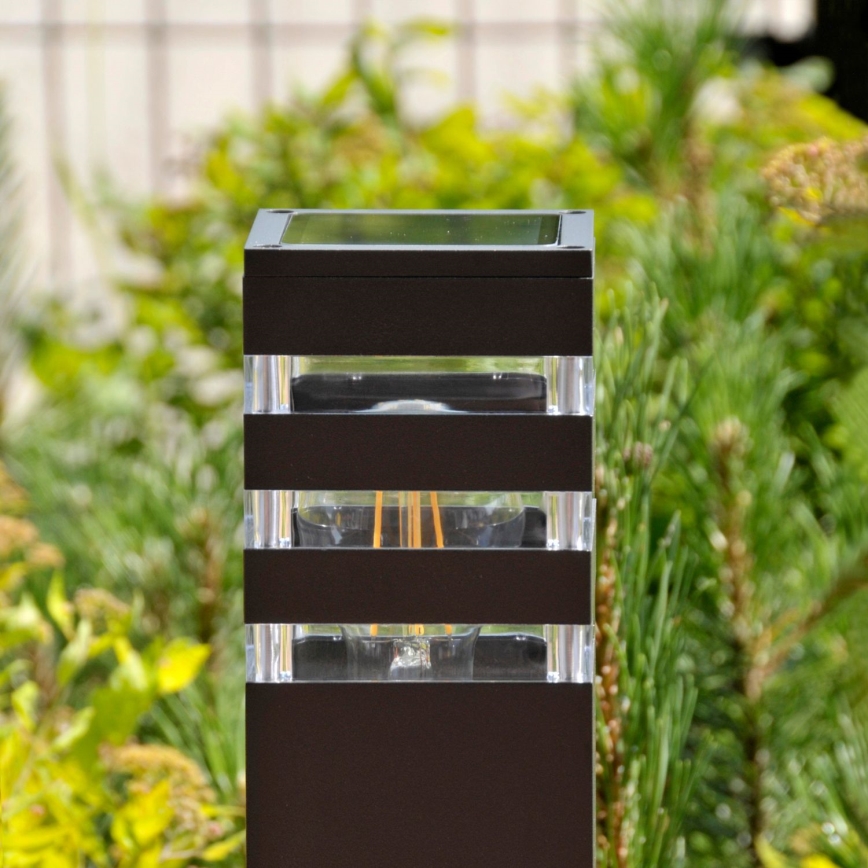 LED RGBW fényerőszabályozható kültéri lámpa TEKSAS 1xE27/12W/230V 2700-6500K Wi-Fi 44 cm IP44 antracit