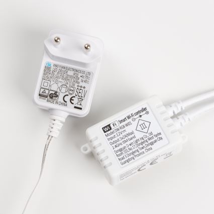 LED RGBW fényerőszabályozható szalag LED/9W/230V 5m Wi-Fi + távirányító