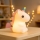 LED RGBW, fényerőszabályozható, újratölthető, érintésvezérlésű gyerek éjszakai lámpa UNICORN LED/1W/5V 1200 mAh